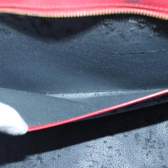 LOUIS VUITTON Epi Trousse Crete Clutch Bag Red M48407 LV Auth 99072 - Picture 11 of 16